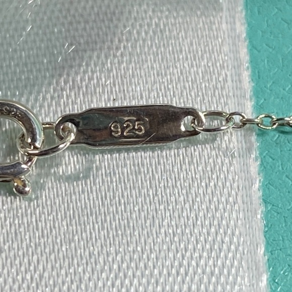 TIFFANY & CO Sentimental double Heart necklace Rose 750 18k & 925 - Picture 8 of 10